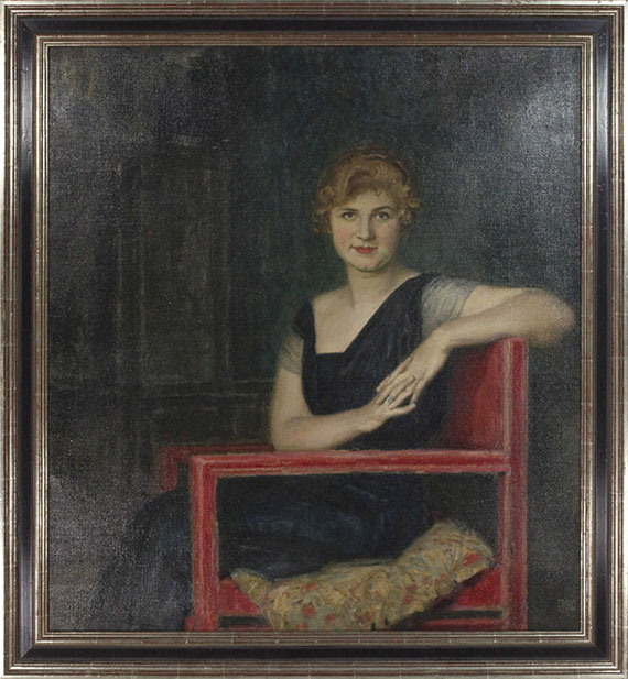Franz von Stuck - Bildnis einer Dame - Frame image