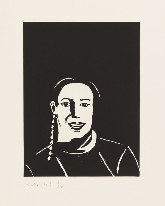 Alex Katz - You Smile and the Angels Sing