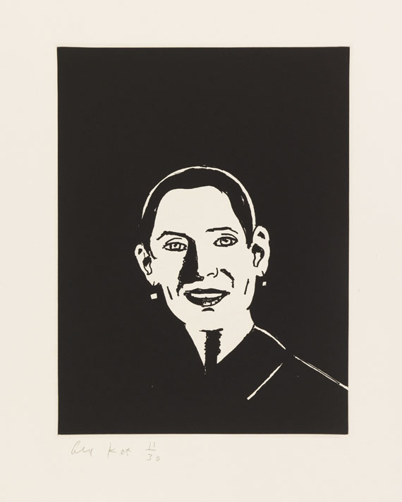Alex Katz - You Smile and the Angels Sing - 
