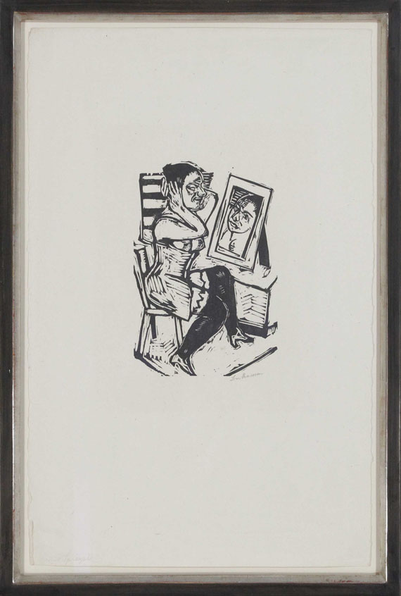 Max Beckmann - Toilette (Vorm Spiegel) - Frame image