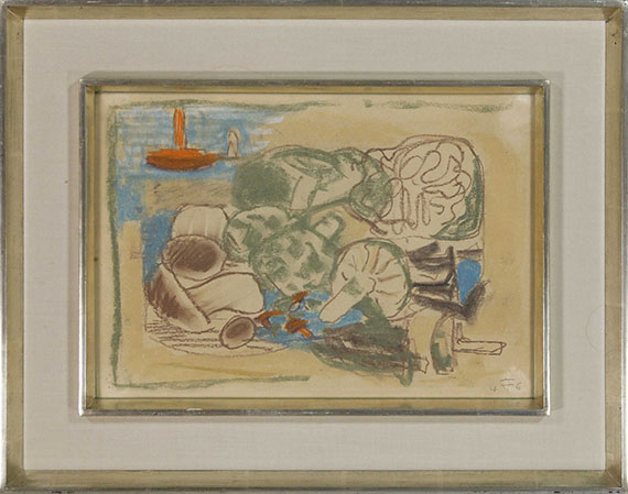 Otto Dix - Stillleben mit Pilzen - Frame image