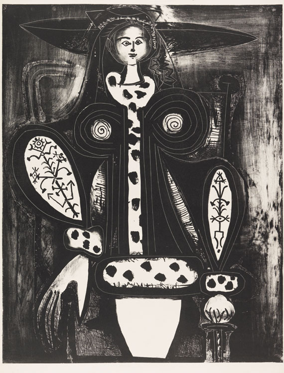 Pablo Picasso - Femme au Fauteuil (d?après le noir)