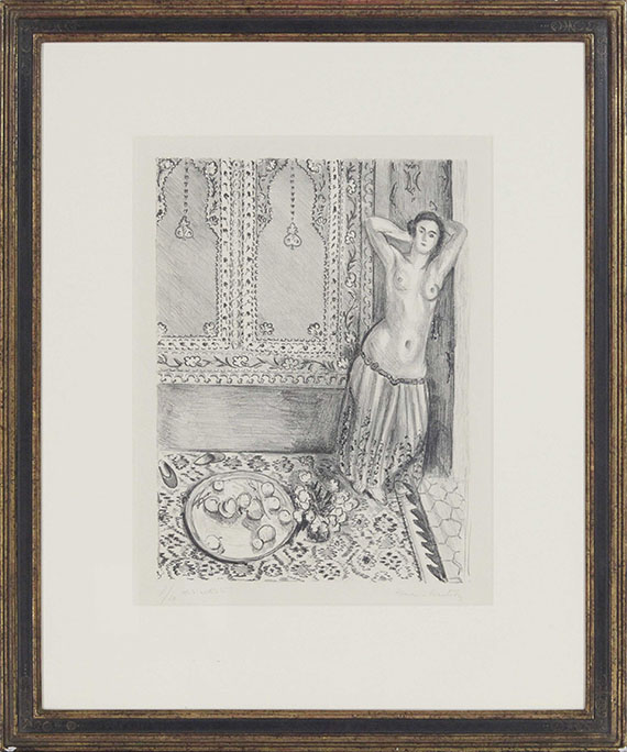 Henri Matisse - Odalisque debout au plateau de fruits - Frame image