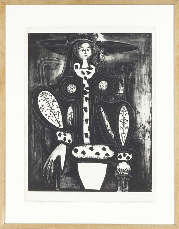 Pablo Picasso - Femme au Fauteuil (d?après le noir) - Frame image
