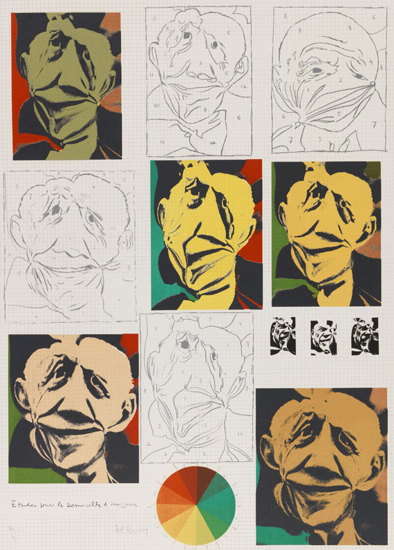  Konvolut - 17 Arbeiten aus Hommage à Picasso - 