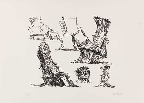  Konvolut - 17 Arbeiten aus Hommage à Picasso - 
