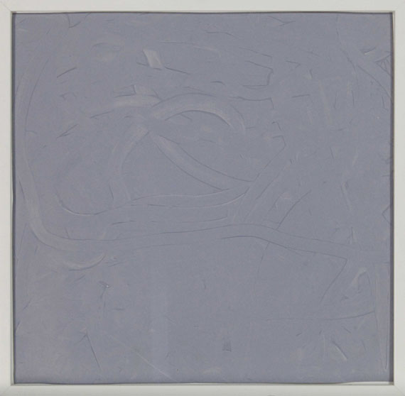 Gerhard Richter - Vermalung (grau) - Frame image