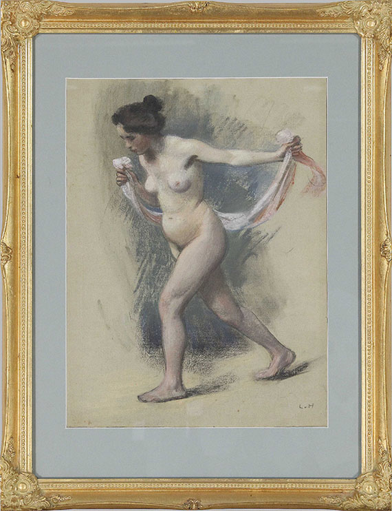 Ludwig von Hofmann - Tänzerin mit Schleier - Frame image