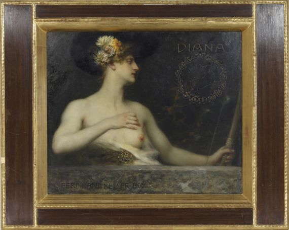 Ferdinand Keller - Diana - Frame image