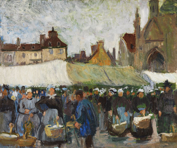 Raoul Dufy - Marché à Falaise (Markt in Falaise)