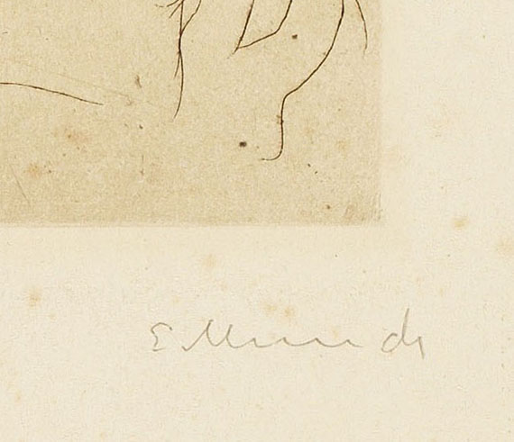 Edvard Munch - Weib mit langem Haar - 