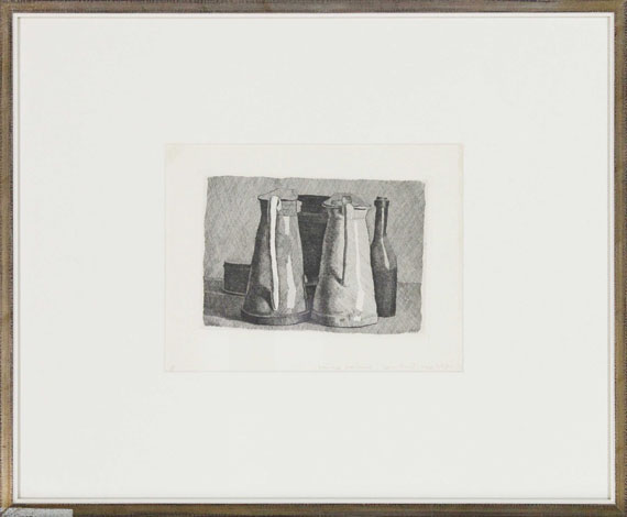 Giorgio Morandi - Natura morta con cinque oggetti - Frame image
