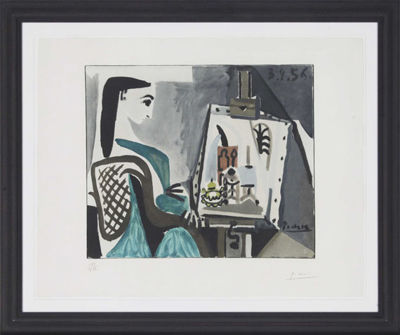 Pablo Picasso - Femme dans l?Atelier - Frame image