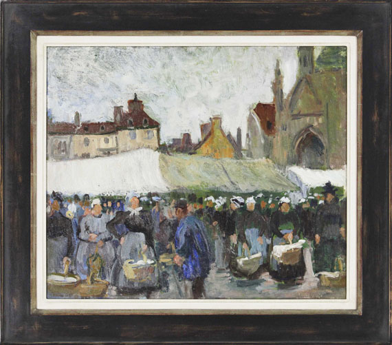 Raoul Dufy - Marché à Falaise (Markt in Falaise) - Frame image