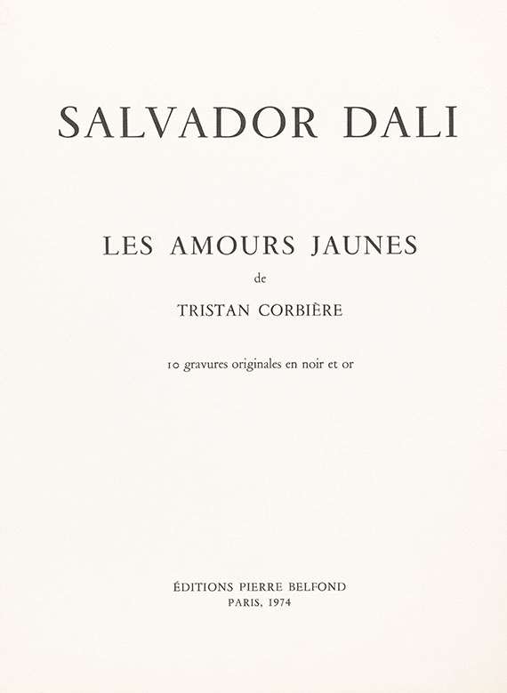 Salvador Dalí - Les Amours Jaunes