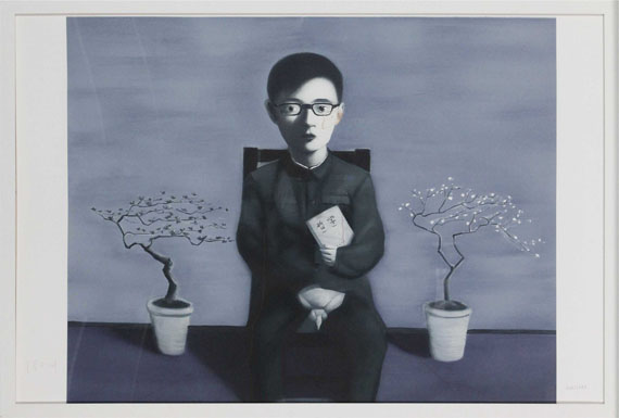 Zhang Xiaogang - Boy and Tree - Planche No. 16 - Frame image