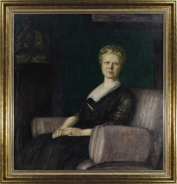 Franz von Stuck - Porträt Luise Bestehorn - Frame image