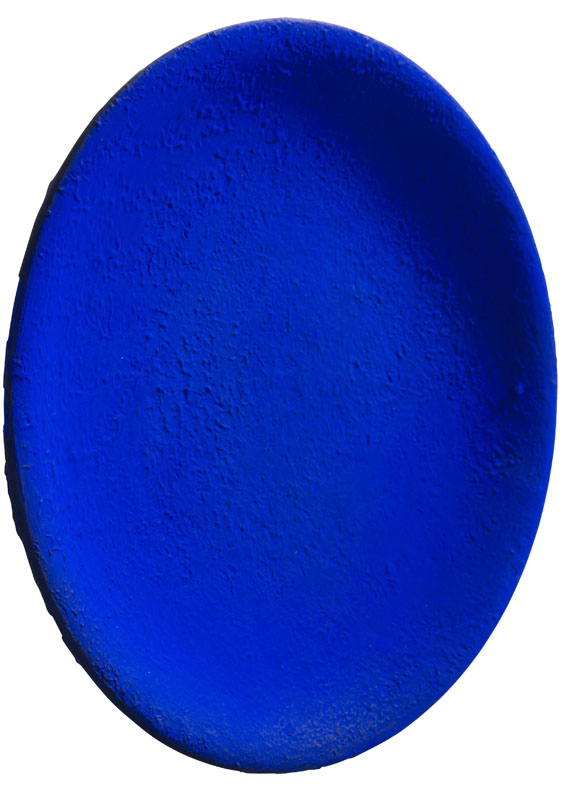 Yves Klein - Untitled Blue Plate (IKB 161) - 