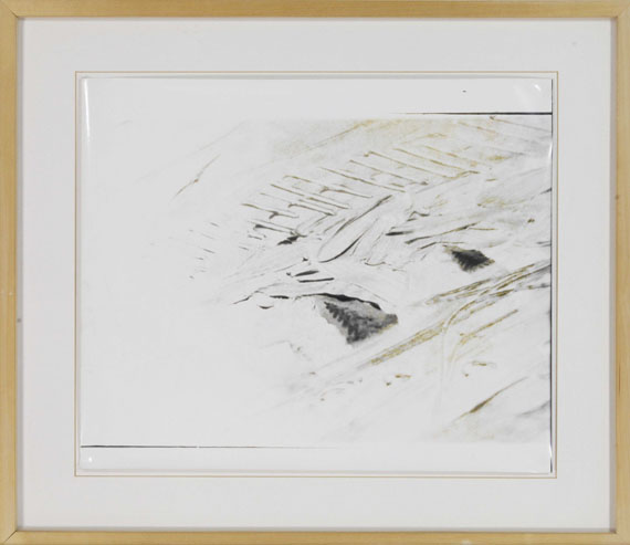 Sigmar Polke - Übermalung eines Bildes Winterlandschaft - Frame image