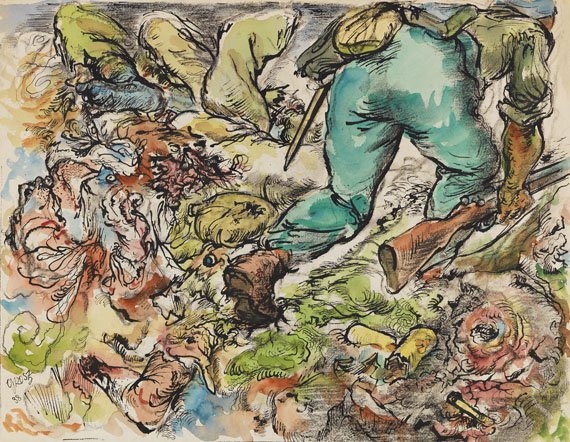 George Grosz - Cain and Abel