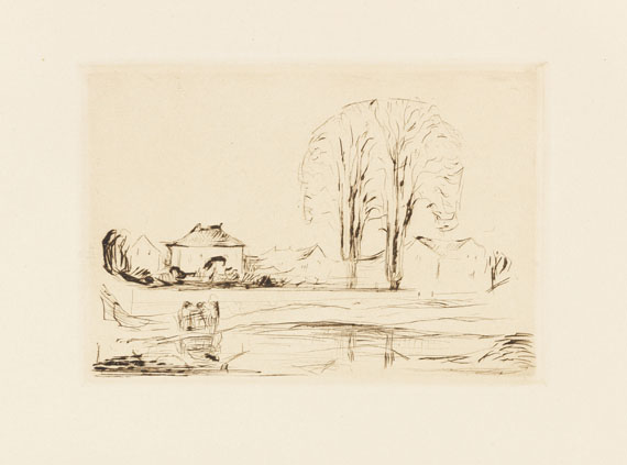 Edvard Munch - Verzeichnis des graphischen Werks Edvard Munchs bis 1906 / Edvard Munch. Das graphische Werk 1906-1926 (mit: "Frauenkopf" und "Aus Åsgårdstrand") - 