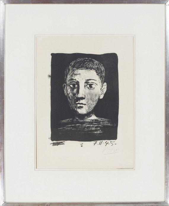 Pablo Picasso - Tête de Jeune Garçon - Frame image