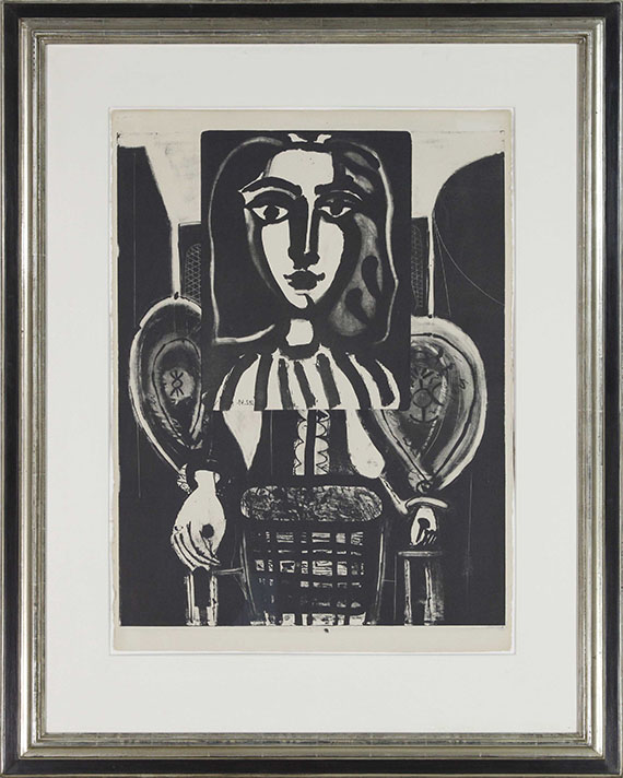 Pablo Picasso - Femme au fauteuil (Variante) - Frame image