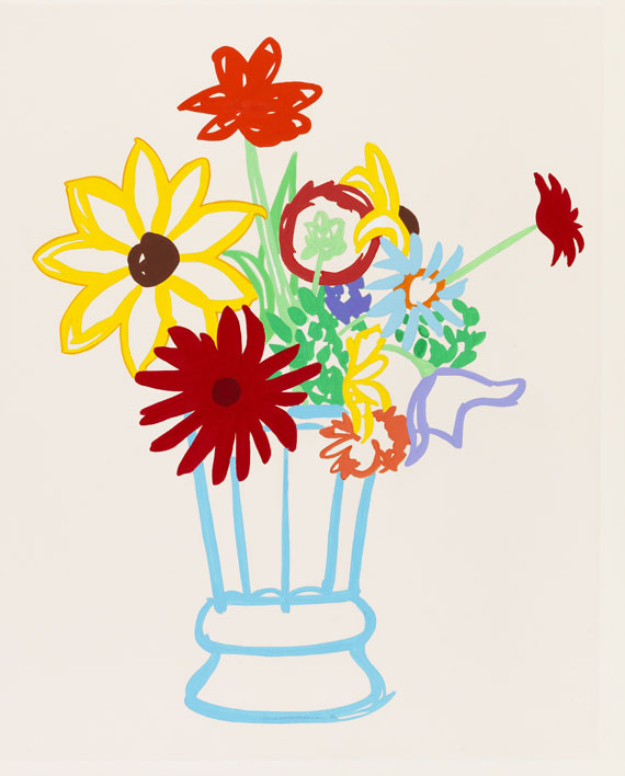 Tom Wesselmann - Study for Wildflower Bouquet