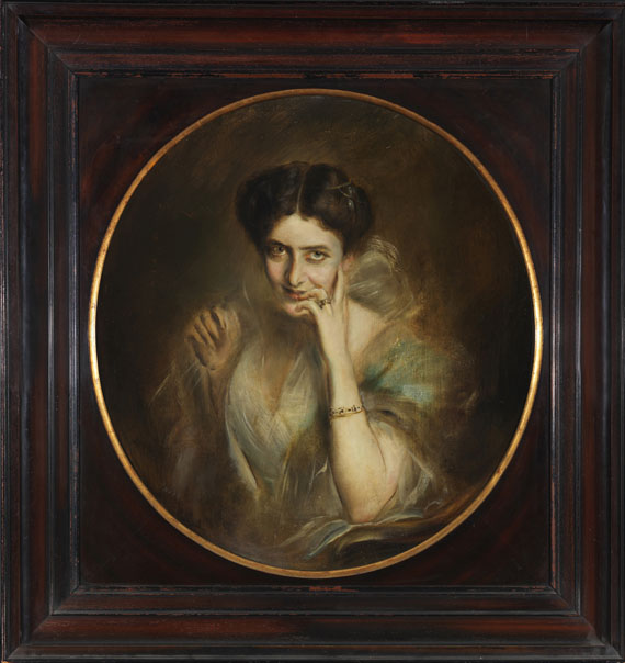 Franz von Lenbach - Porträt der Mary Victoria Lady Curzon von Kedleston, Vizekönigin von Indien