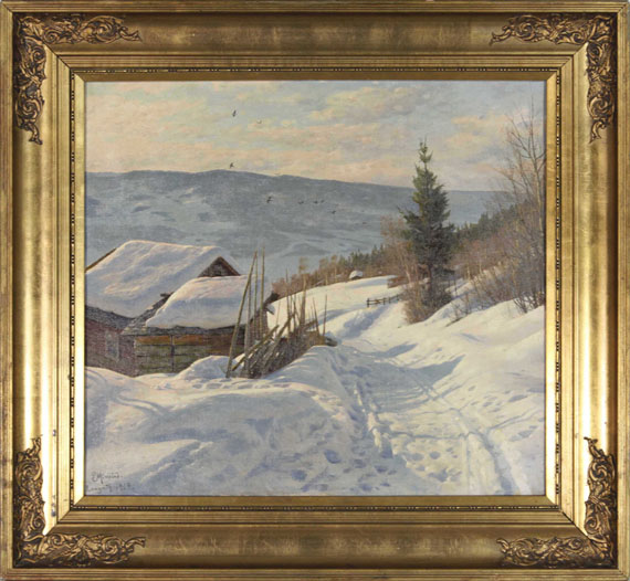 Peder (Peder Mørk Mønsted) Mönsted - Sonniger Wintertag in Norwegen - Frame image