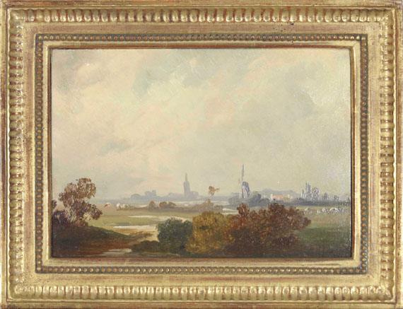 Friedrich Voltz - Herbstlandschaft in Holland - Frame image