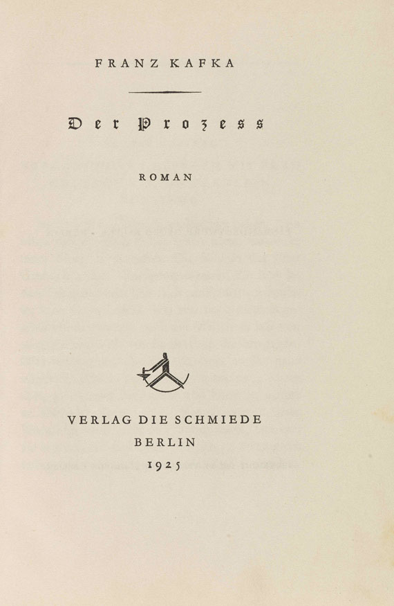 Franz Kafka - 4 Werke: Der Prozess, Das Urteil, Das Schloss, Der Heizer