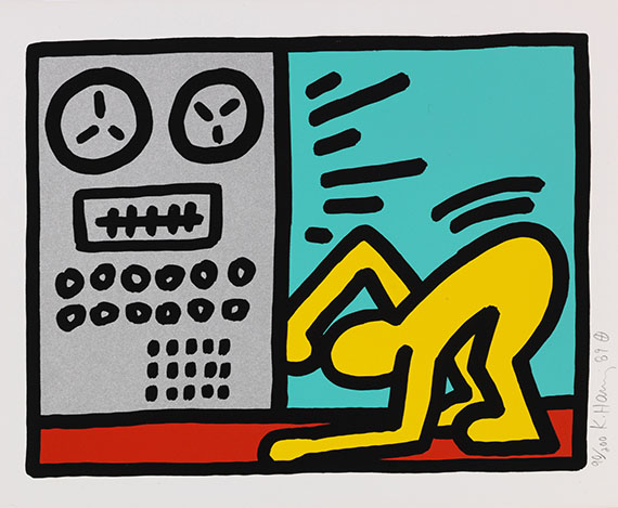Keith Haring - Pop Shop Quad III