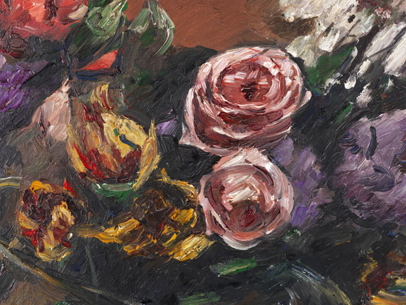 Lovis Corinth - Rosen, Tulpen und Flieder - 