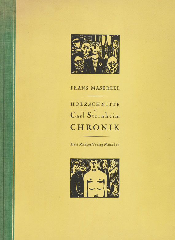 Frans Masereel - Holzschnitte zu Carl Sternheim Chronik