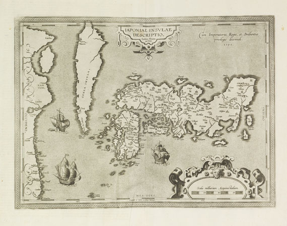 Abraham Ortelius - Iaponiae insulae descriptio (nach Teixeira)