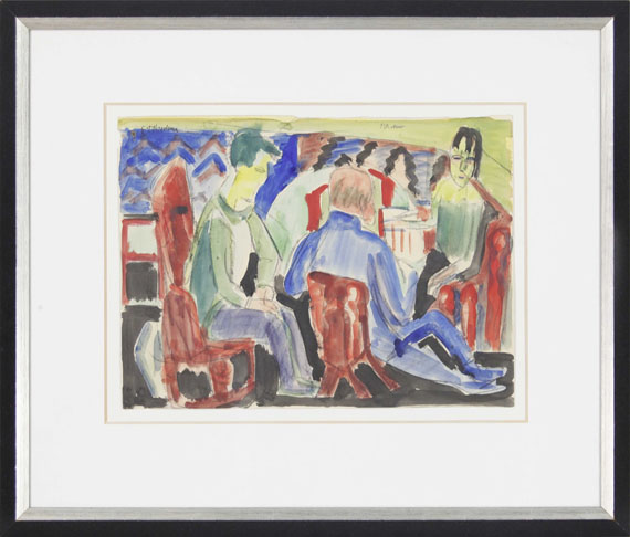 Ernst Ludwig Kirchner - Unterhaltung - Frame image