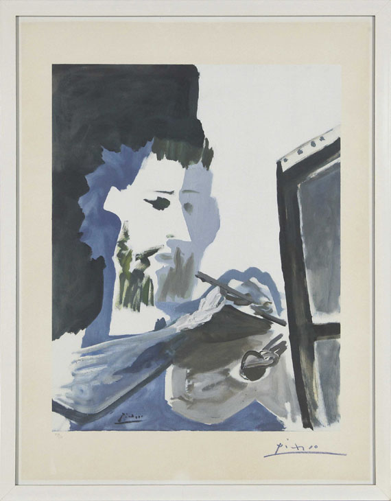 Pablo Picasso - Le Peintre - Frame image