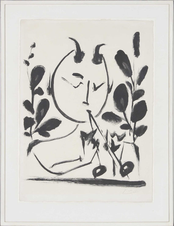 Pablo Picasso - Faune aux branchages - Frame image