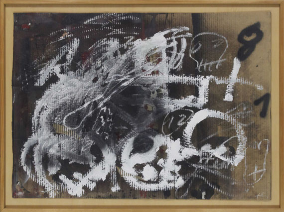 Antoni Tàpies - Graphismes blancs - Frame image