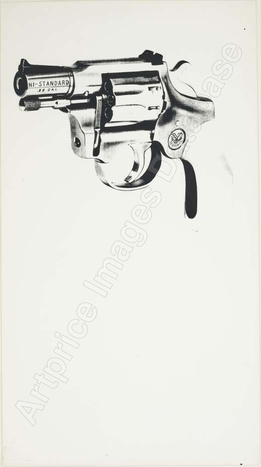 ANDY WARHOL
<br />
<br />Gun, 1981
<br />Tinte auf Papier
<br />101,6 x 55,9 cm
<br />39,7