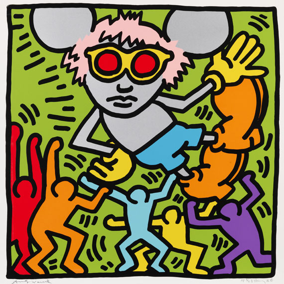 Keith Haring - Andy Mouse (4 Blatt) - 