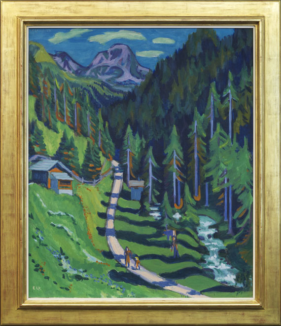 Ernst Ludwig Kirchner - Sertigweg - Frame image