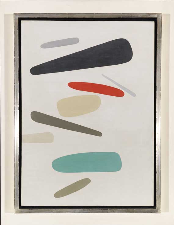 Willi Baumeister - Formen farbig (Fliegende Formen) - Frame image