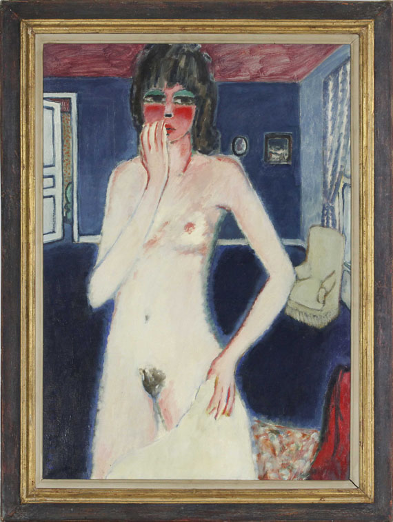 Cassigneul - Femme nue dans la chambre bleue