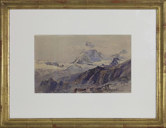 Edward Theodore Compton - Das Matterhorn von der Triftkumme
