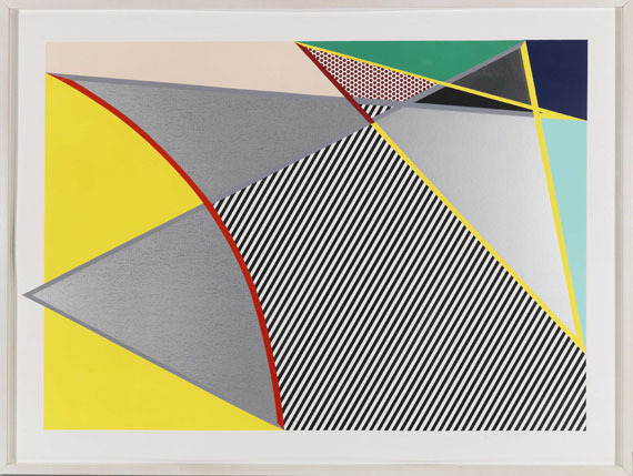 Roy Lichtenstein - Imperfect 67 5/8" x 91 1/2" - Frame image
