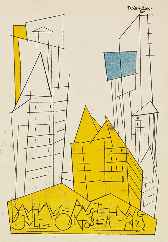Lyonel Feininger - Bauhaus-Postkarte Nr. 1