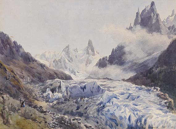 Edward Theodore Compton - Glacier des Bois, Chamonix