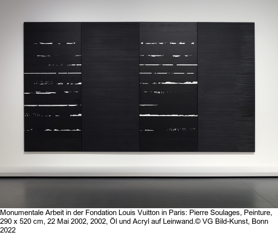 Pierre Soulages - Peinture 45 x 57 cm, 7 janvier 2000 - 